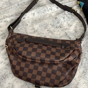 Boutique Checkered Fanny Bag